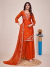 Krishna Vol 2 Designer Moss Silk Plazzo Suit Set Wholesale Collection